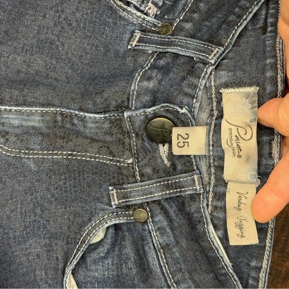Paige Jeans Verdugo Jeggings Blue Skinny Jeans Modern Size 25 GuC - Picture 4 of 12